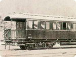 Ancien wagon de train de CAF