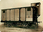 Old freight wagon made by CAF