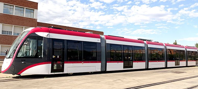 Urbos trams for the city of Cagliari